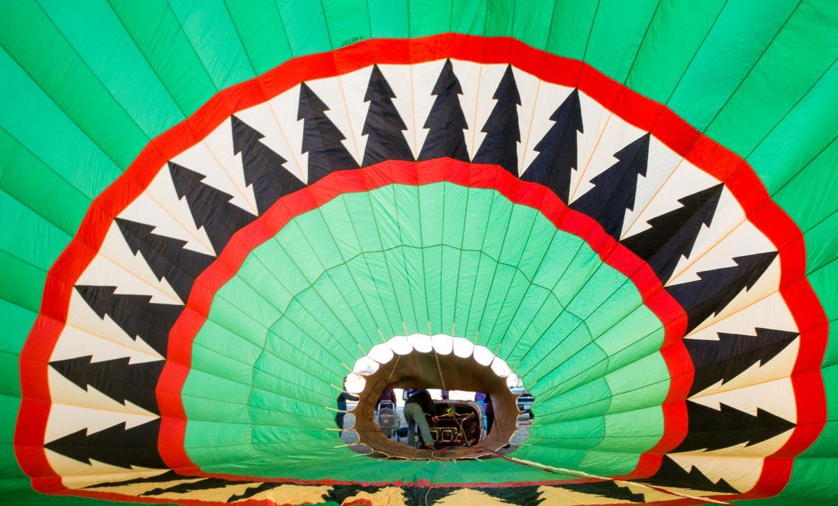 Competition entry: View from inside the balloon