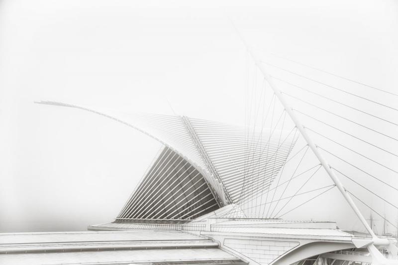 Competition entry: Foggy Day at the Milwaukee Art Museum
