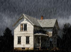 Competition entry: Old house in the rain