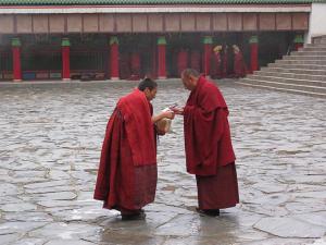 Competition entry: Two Monks-Yellow Hat Monastery