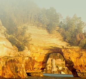 Competition entry: Fog over Pictured Rock