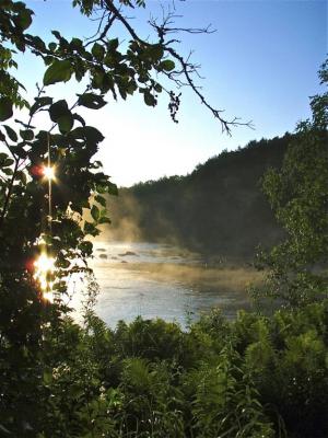 Competition entry: Morning Fog Arising on the Flambeau River
