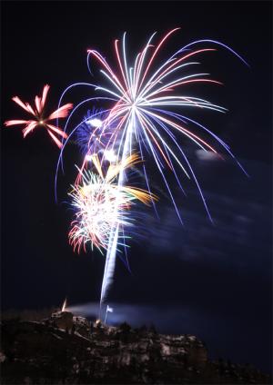 Competition entry: New Year's Eve Fireworks at Granddad Bluff
