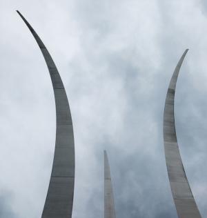 Competition entry: Air Force Memorial in the Rain