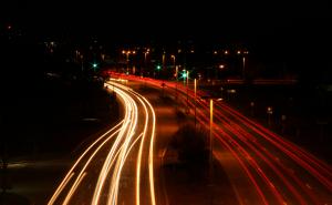 Competition entry: Light Trails From Monona Terrace