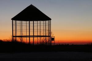 Competition entry: Corn Crib at Sunset