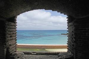 Competition entry: Looking out of Fort Jefferson, it's Moat & the Sea, at Dry Tortugas, FL