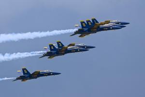 Competition entry: Navy Blue Angels in Formation