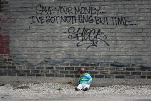 Competition entry: A Child Sitting By A Wall