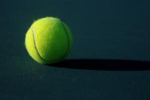 Green tennis ball.