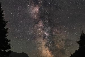 Competition entry: Milky Way over Jackson Glacier