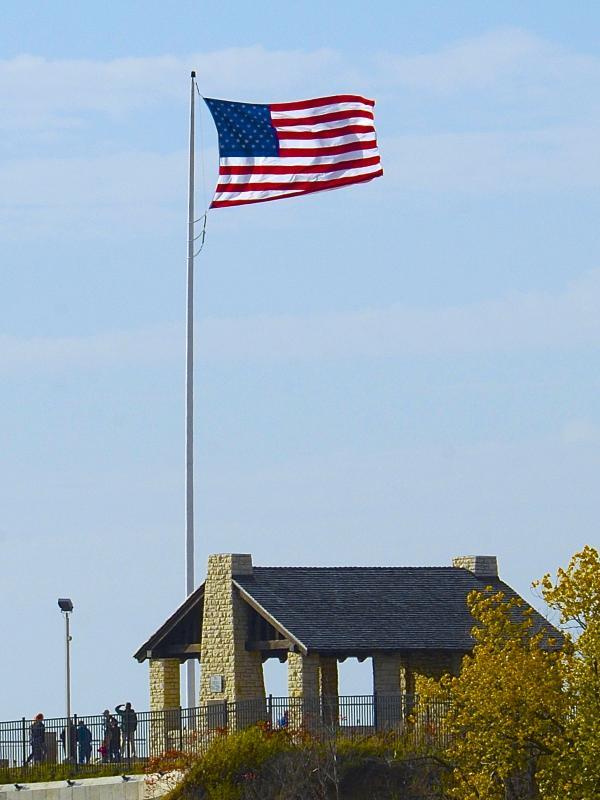 Competition entry: Grandad Bluff Flag Salute