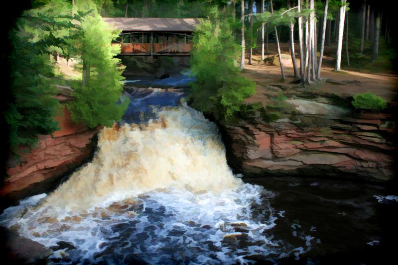 Competition entry: Amnicon Falls in the Late Afternoon