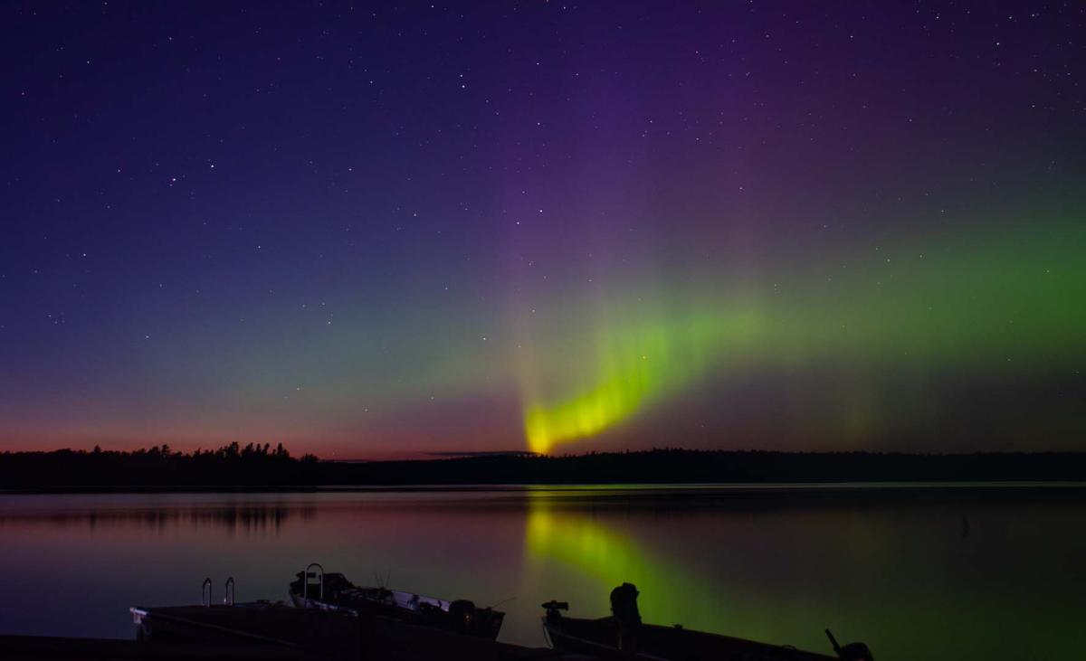 Competition entry: Northern Lights on Eagle Lake