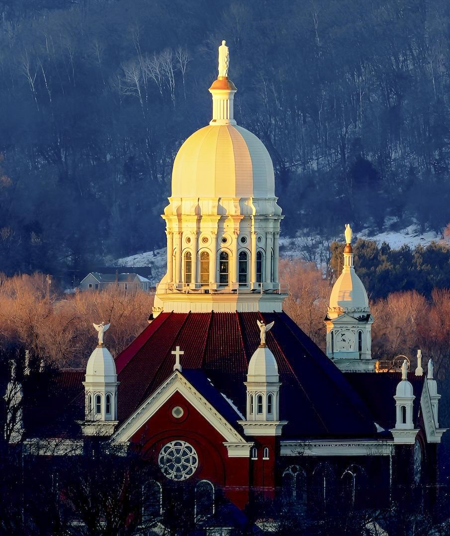 Competition entry: Winona Basilica at sunset