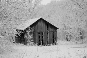 Competition entry: Old Tobacco Shed in Winter