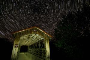 Competition entry: Star Trails over Bridge 18