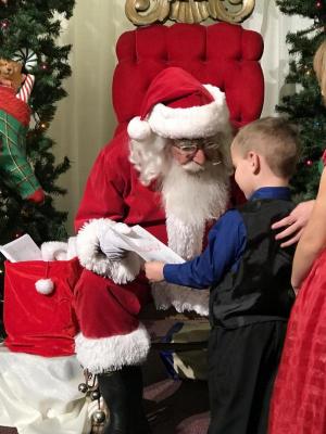 Competition entry: Gavin with santa