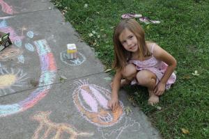 Competition entry: Chalk art