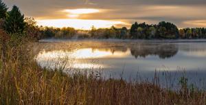 Competition entry: Foggy Lake at Sunset