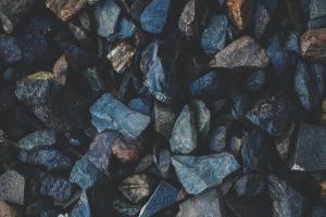Colorful small rocks.