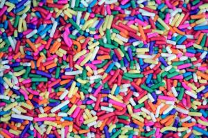 Pile of sprinkles.
